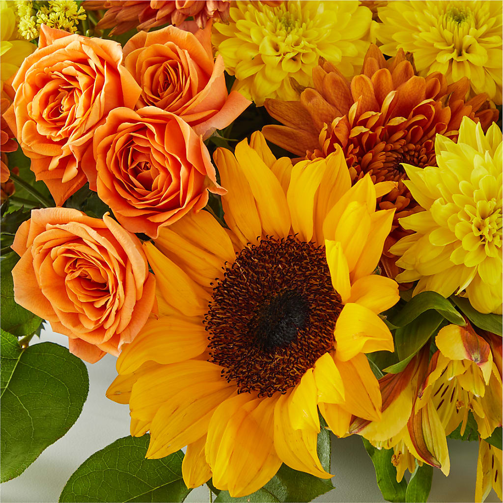Autumn Harmony Centerpiece –  Watsons Florist, Sullivan MO