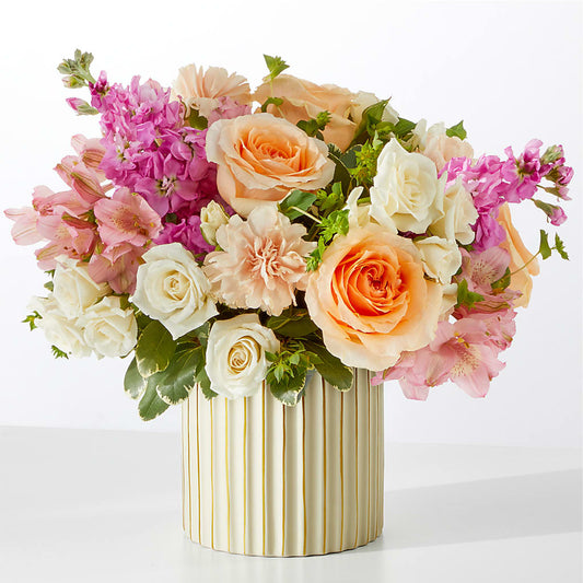 Paradise Bouquet with Ivory Vase –  Watsons Florist, Sullivan MO