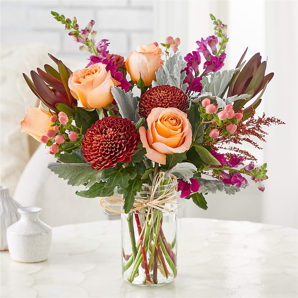 Moody Hues Bouquet –  Watsons Florist, Sullivan MO