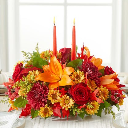 Autumn's Embrace Centerpiece –  Watsons Florist, Sullivan MO