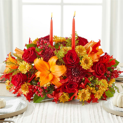 Autumn's Embrace Centerpiece –  Watsons Florist, Sullivan MO