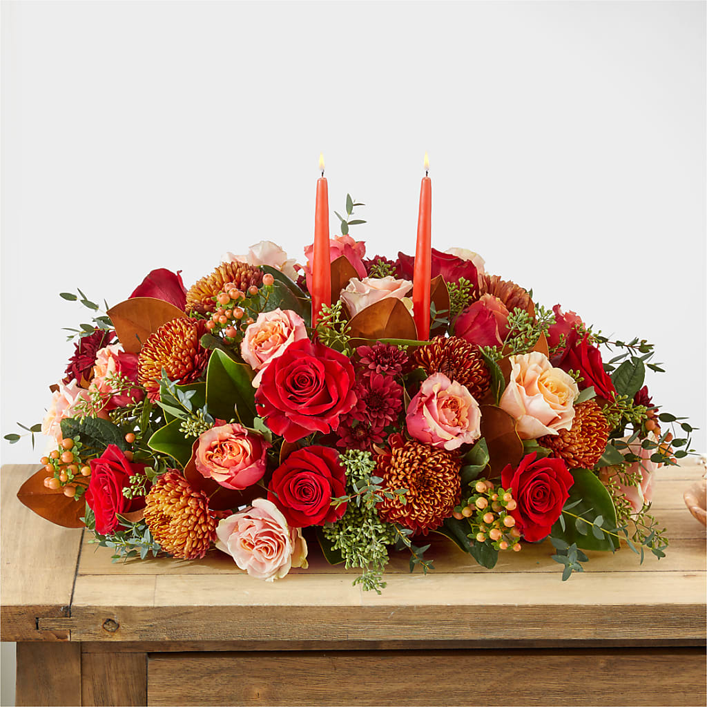 Gather Near Centerpiece –  Watsons Florist, Sullivan MO