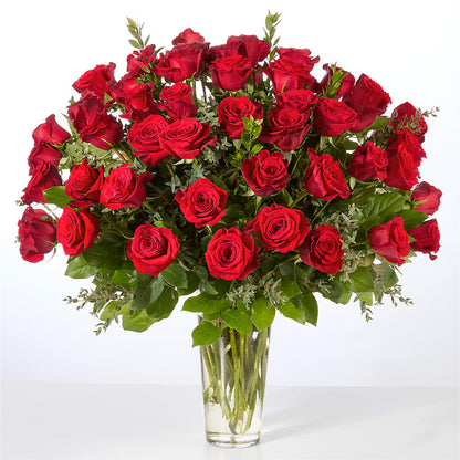 Forever Yours Fifty Stem Red Rose Bouquet –  Watsons Florist, Sullivan MO