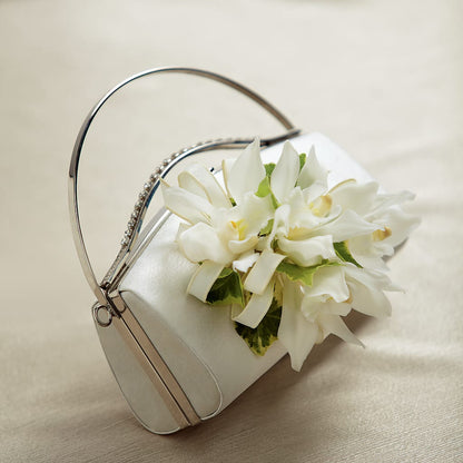 White Purse Decor –  Watsons Florist, Sullivan MO
